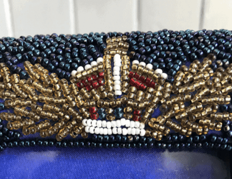 WW2 Canadian Navy Hand-beaded Picture Frame